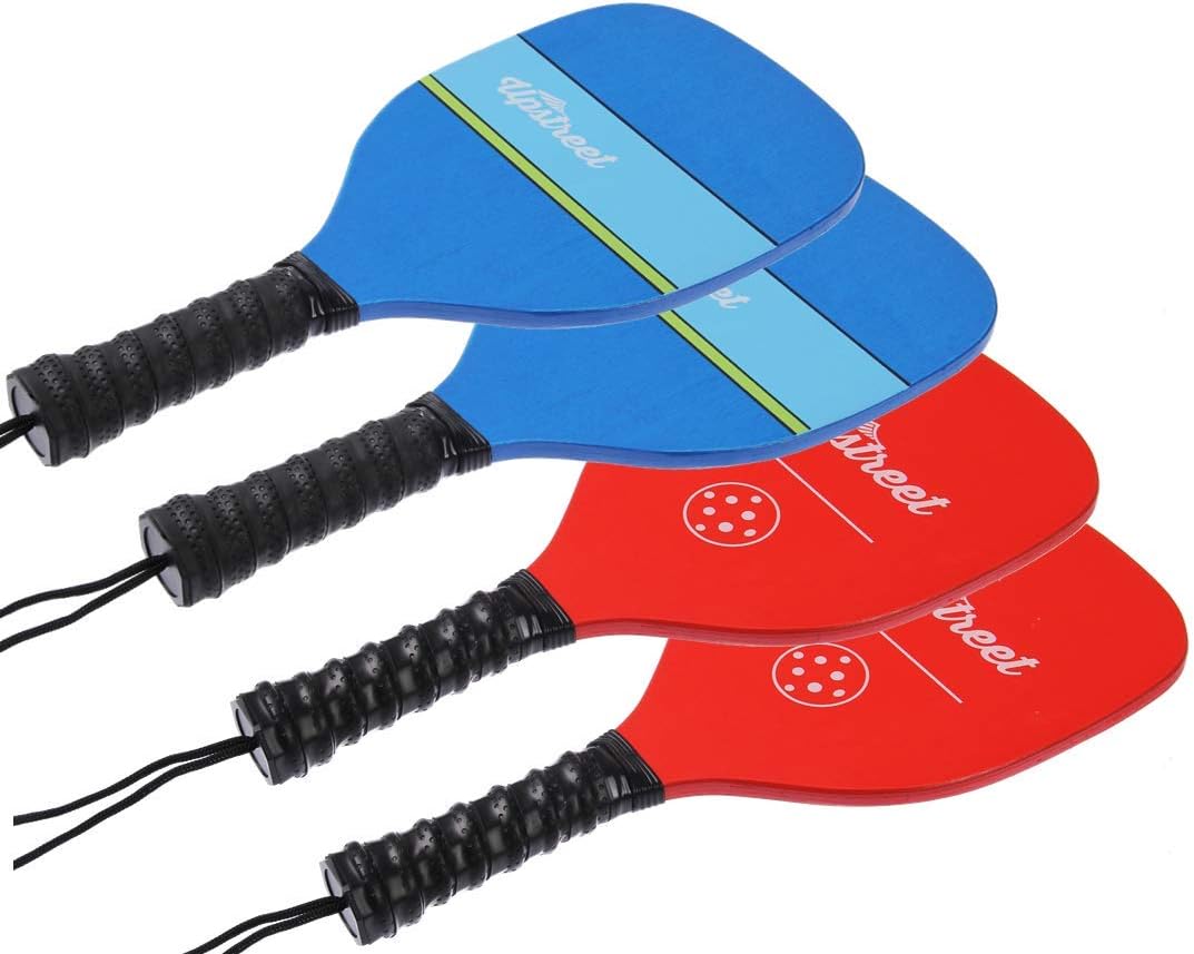 Upstreet Wood Pickleball Paddle Set Pickleball Set or