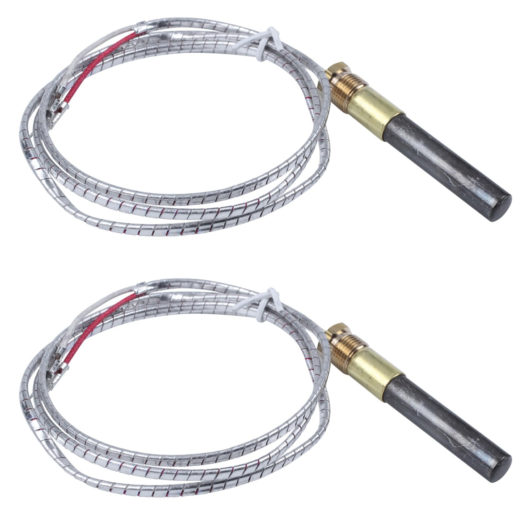 Hndhbfgrt 10Pcs Thermocouple Replacement Thermopile Generator for Gas Fireplace/Water Heater/Gas Fr