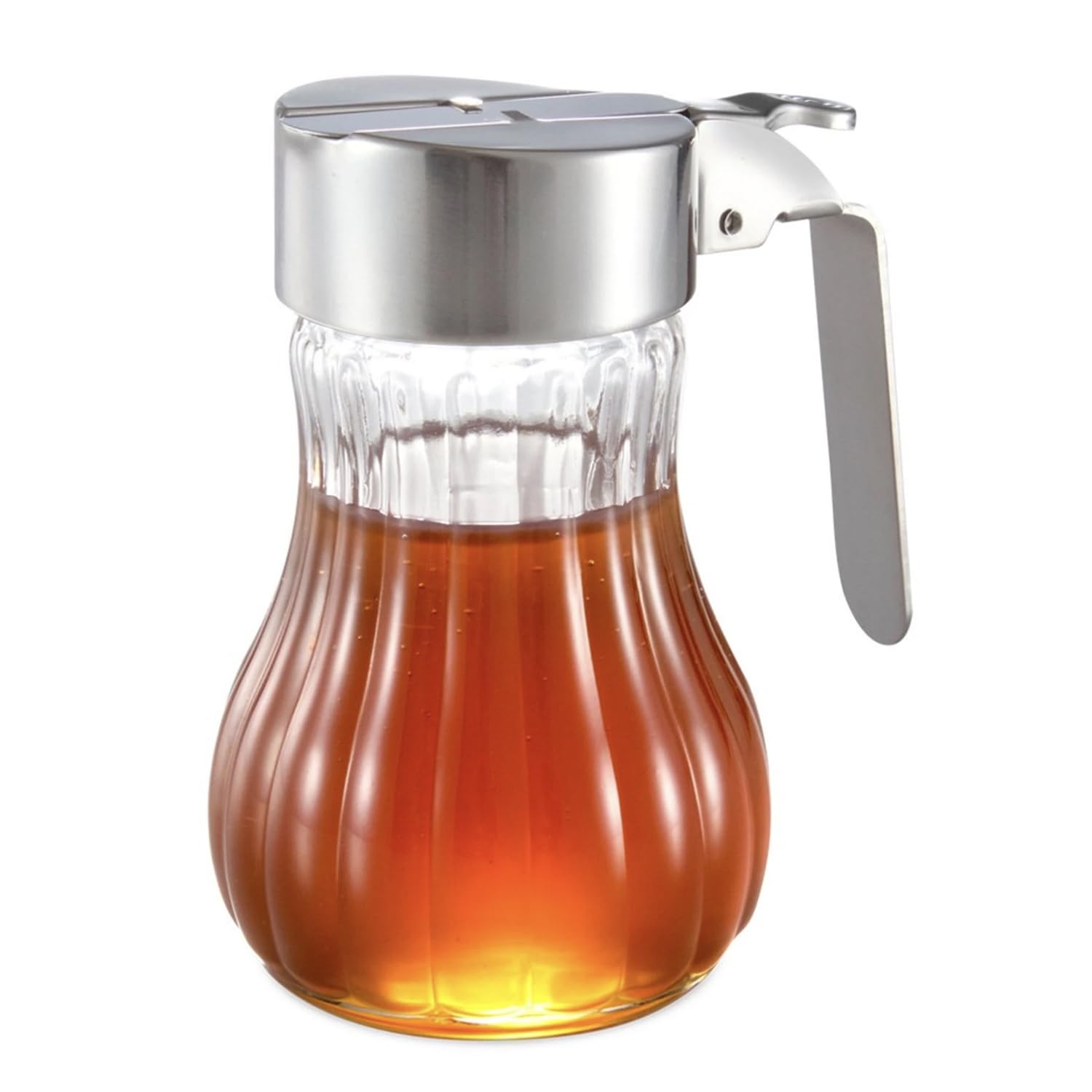 Tescoma CLASSIC Sahnekännchen Honigkännchen 250 ml, Rostfreier Edelstahl und robustes Glas, ideal für Haus und Gastronomie, langlebig und funktional