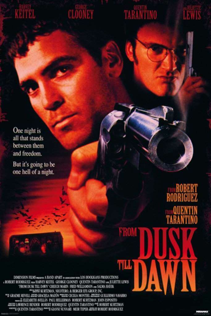 Pyramid America From Dusk Till Dawn Comedy Action Horror Movie Film One Sheet Cool Wall Decor Art Print Poster 60x90