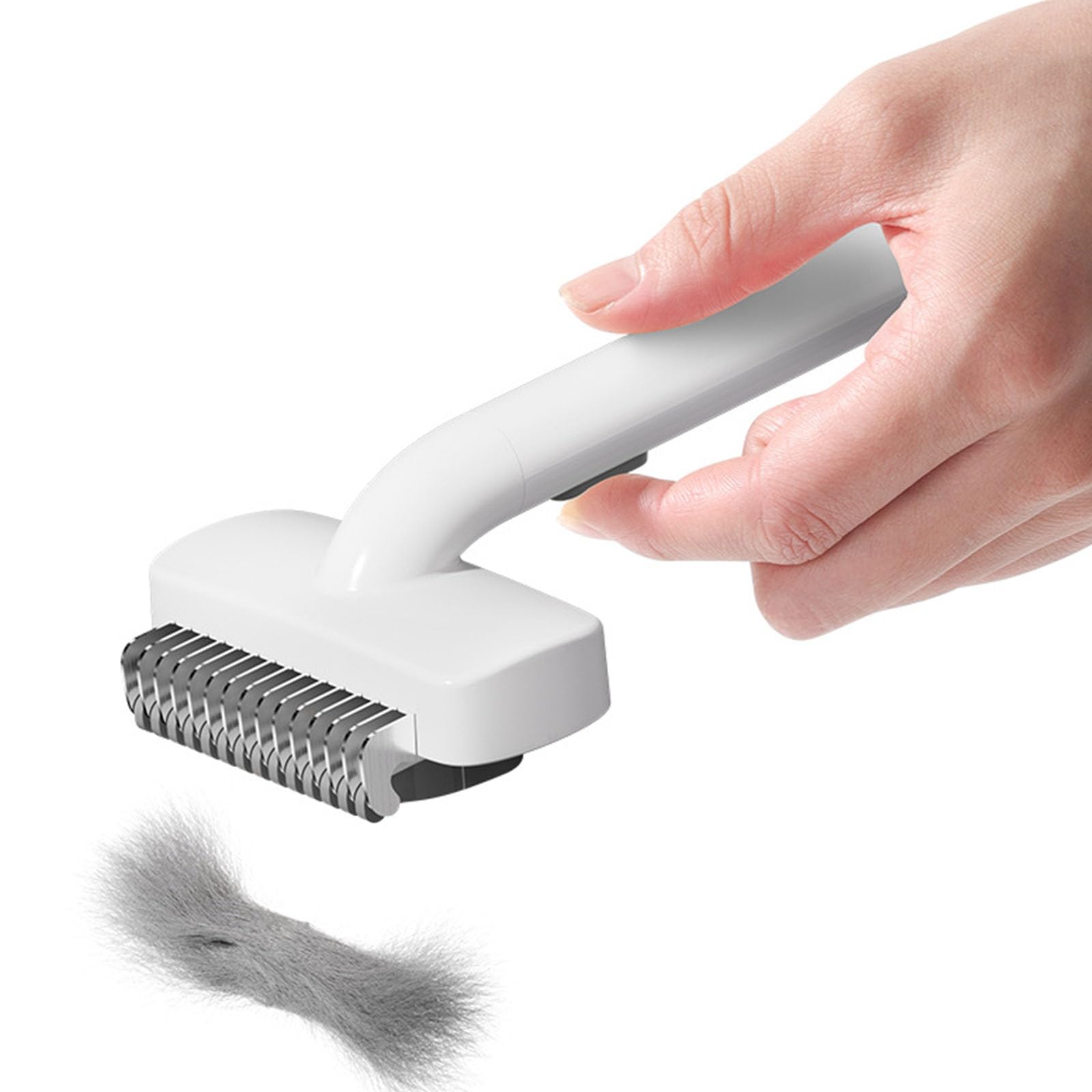 Fcnjsao Pet Hair Grooming Massage Comb Cat Remove Long Short Hair Cat Massaging Brush Comb for Gentle