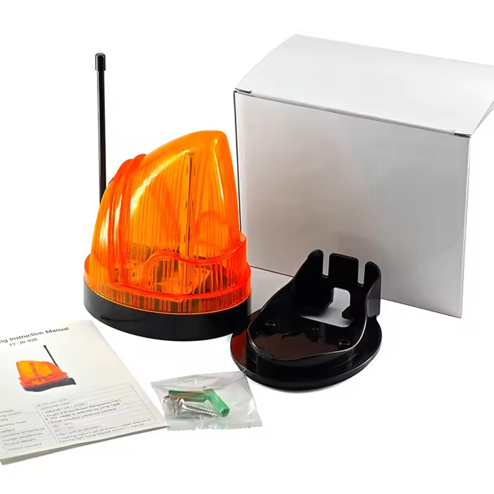 12 V a 220 V LED lampeggiante spia con IP54 impermeabile proteggere e forte componente ABS per garage parcheggio cancello automatico misura di sicurezza