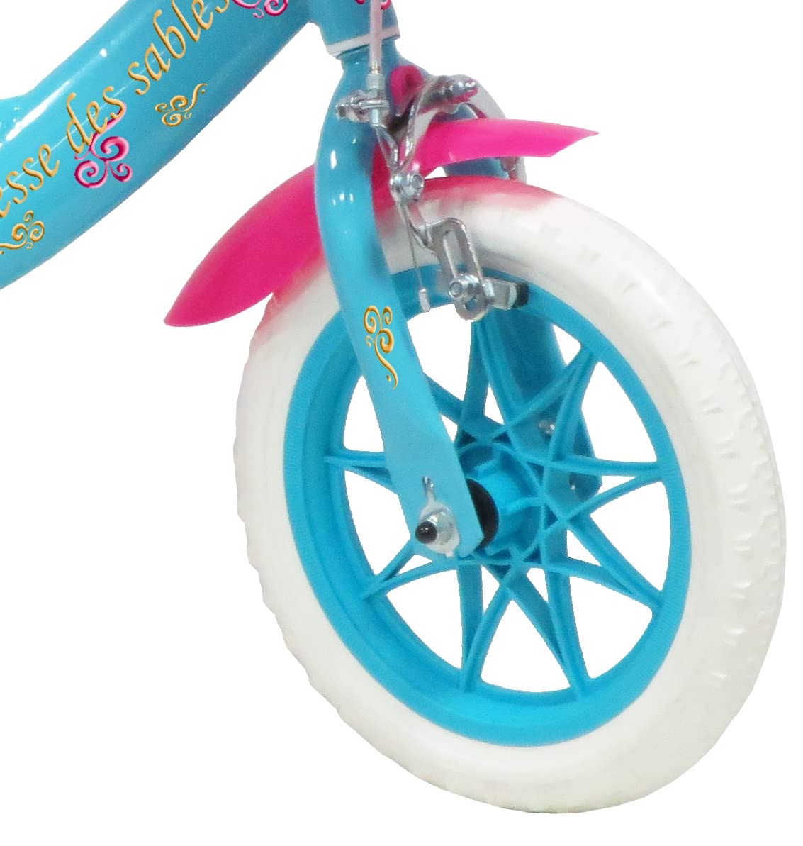 ATLAS Mädchen Fahrrad 12 Zoll - SEA Life Design Mit Korb Und Stützrädern