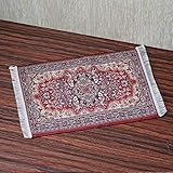 Zoom IMG-1 tappeto in miniatura rosso intrecciato Zoom IMG-1 tappeto in miniatura rosso intrecciato