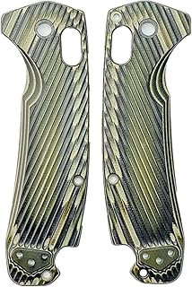 Aibote 1 Pair G10 Handle Scales Glass Fiber Handles Patch DIY Tool Material Designed for Benchmade North Fork 15031