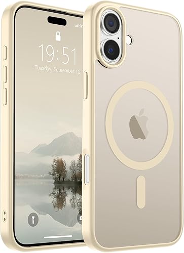 Miniatura 274 de SUPFINE - Funda magnética para iPhone 14 Pro Max (compatible con MagSafe), (protección contra caídas de grado militar de 10 pies), delgada, Negro