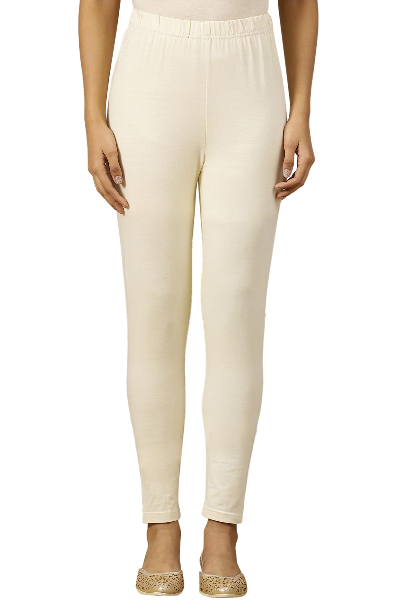 aurelia Women's Solid Cotton Blend Leggings | All Day Comfort Cotton Leggings for Women | Skinny Fit Leggings for Women-picture-28