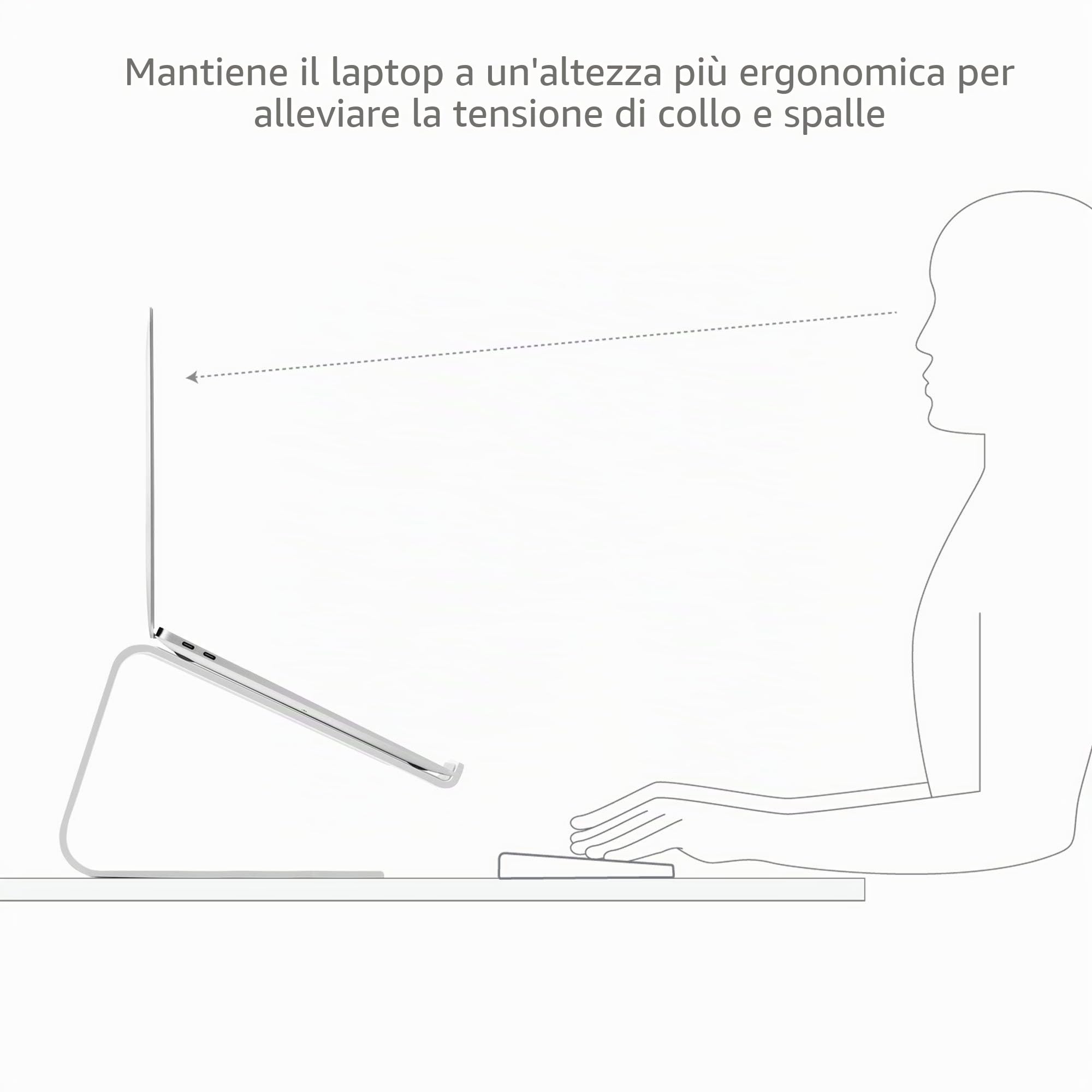 Twelve South Curve SE - Aluminum Stand for MacBook Notebooks silver, (TS-2256)