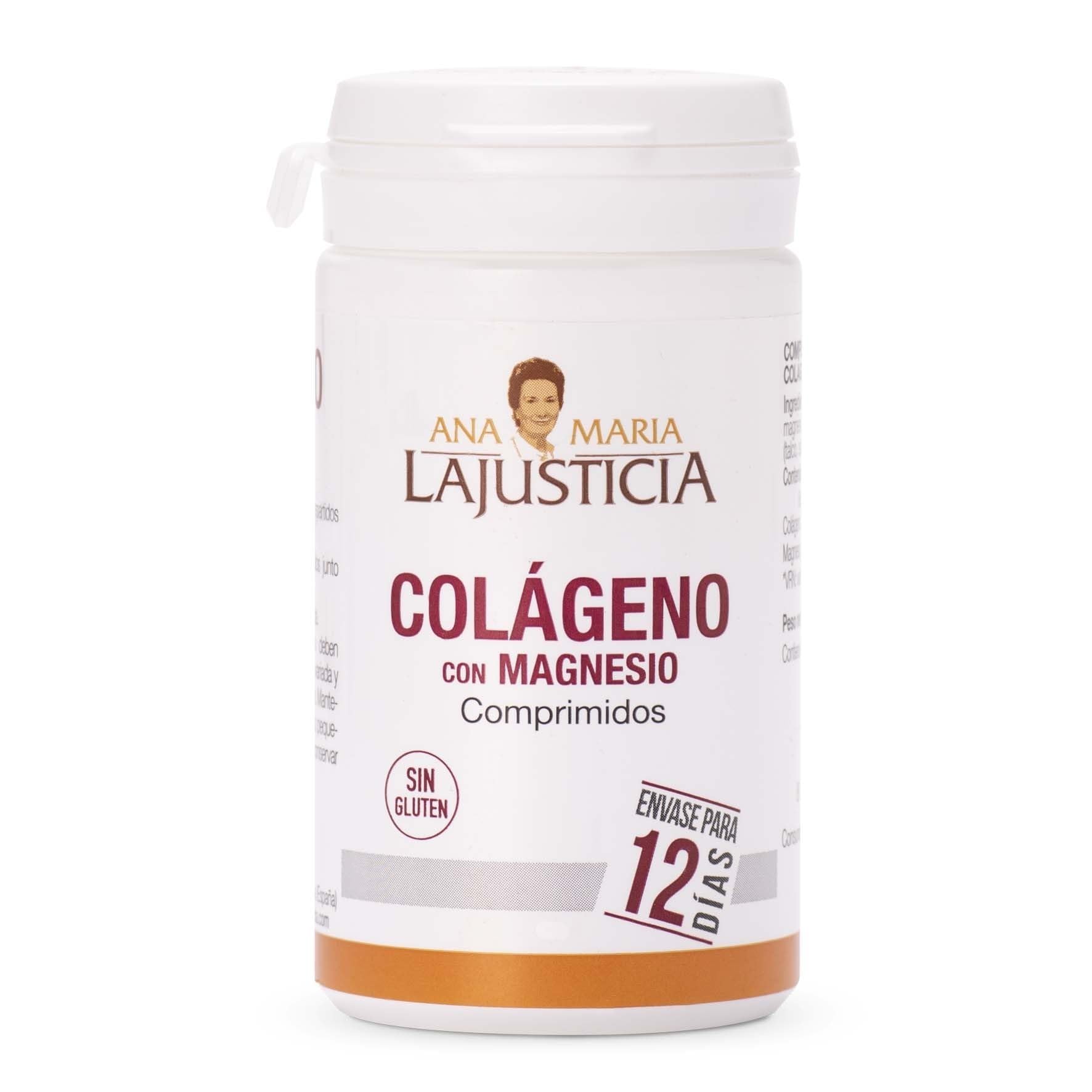 Ana Maria Lajusticia - Colágeno hidrolizado con magnesio – 75 comprimidos articulaciones fuertes y piel tersa. Regenerador de tejidos tipo 1 y tipo 2