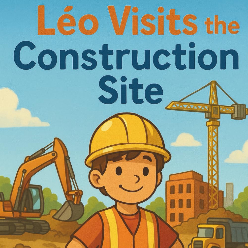 Léo Visits the Construction Site: Discovering Powerful Machines on the Job Site (Les aventures a Léo)