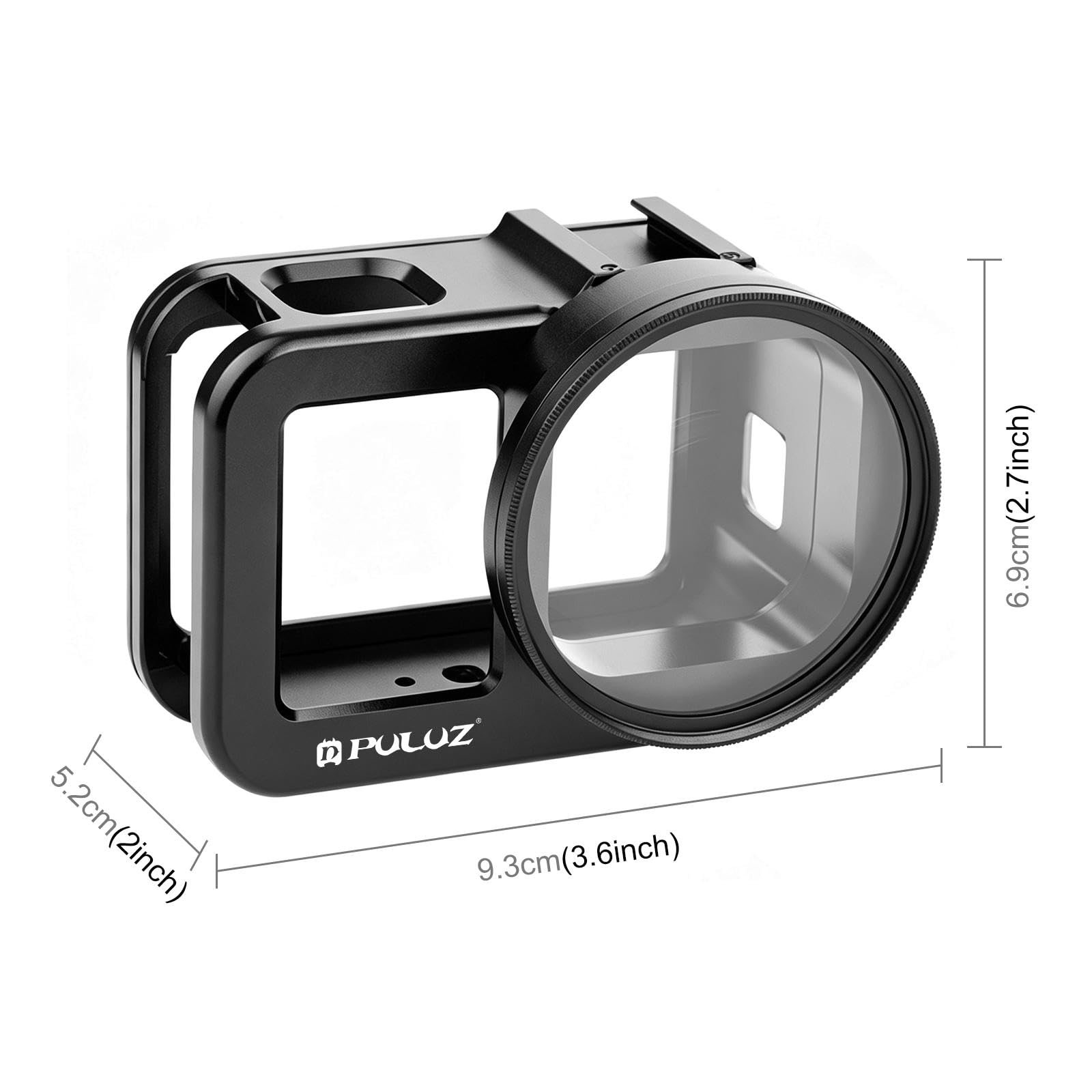 PULUZ Futerał na aparat do Go Pro MISSION 1/1 PRO metalowa obudowa ramka