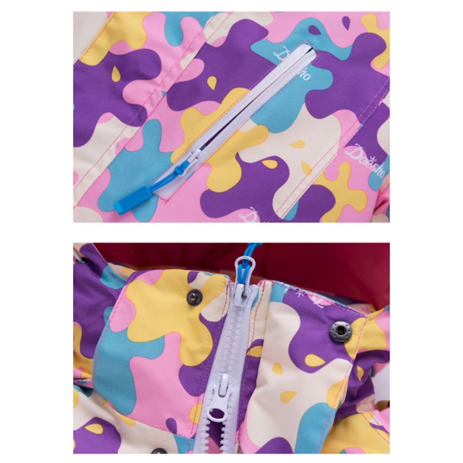 7HAHA3 Boys Waterproof Snowsuit Youth Snowboard Ski Jacket Pants Set Children Outdoor Coat Thicken Warm in -30°C (-22?),Green,4T(105cm)