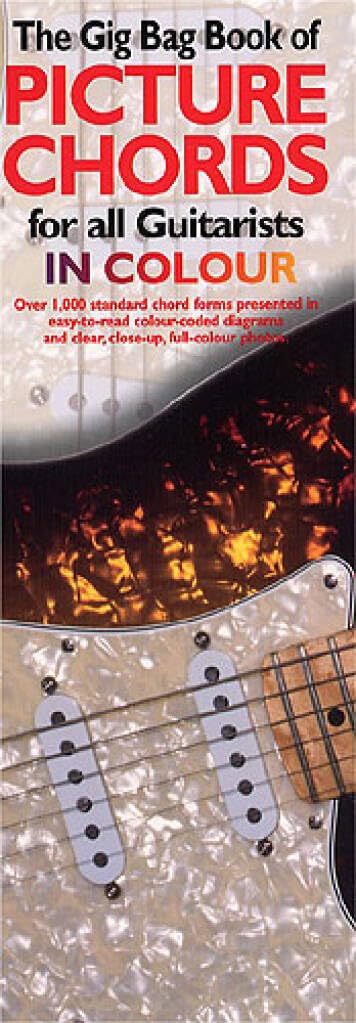 GIG BAG BOOK OF GUITAR PICTURE CHORDS IN COLOUR GTR