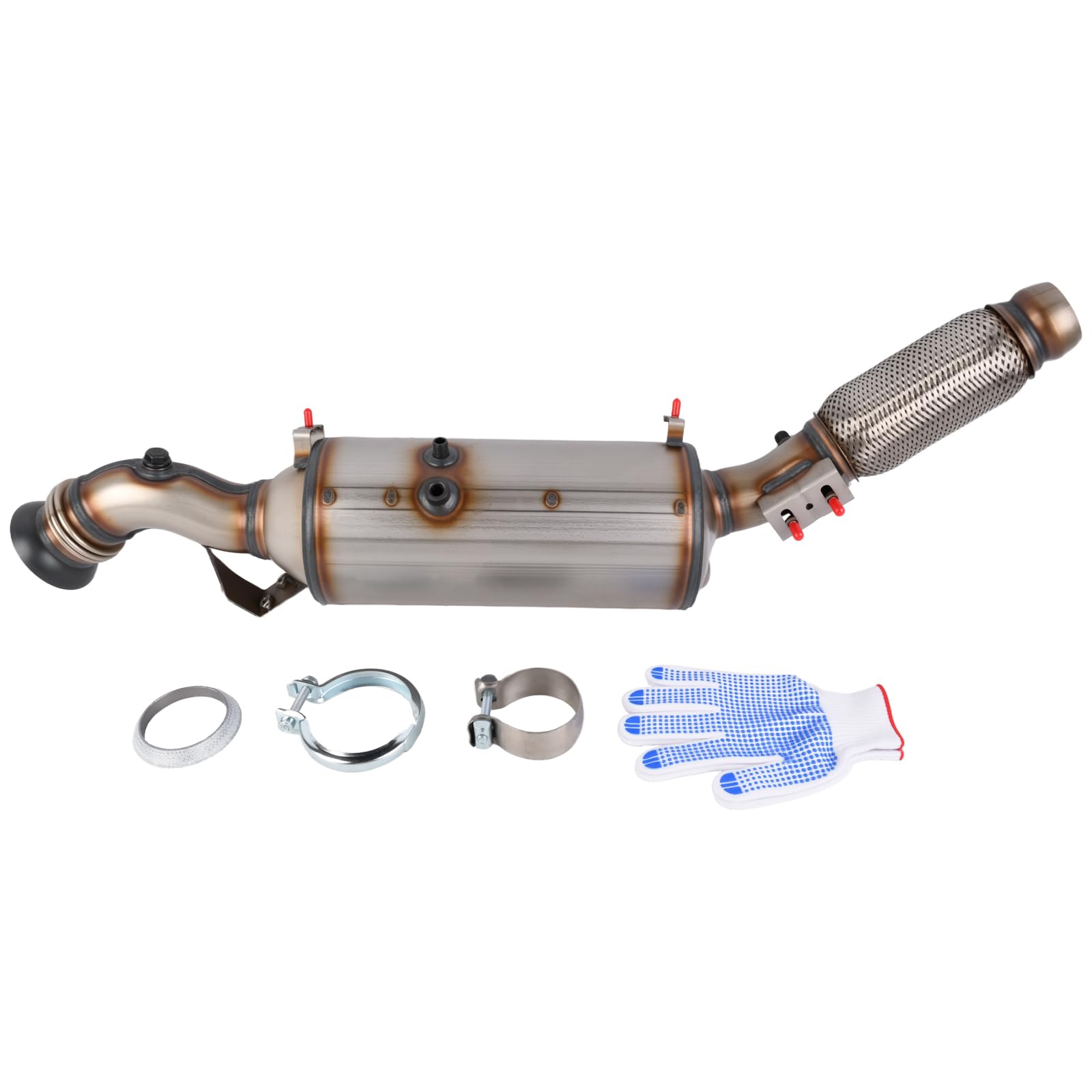 Filtro de partículas de hollín DPF Sistema de escape Diesel 9064901500 9064906381