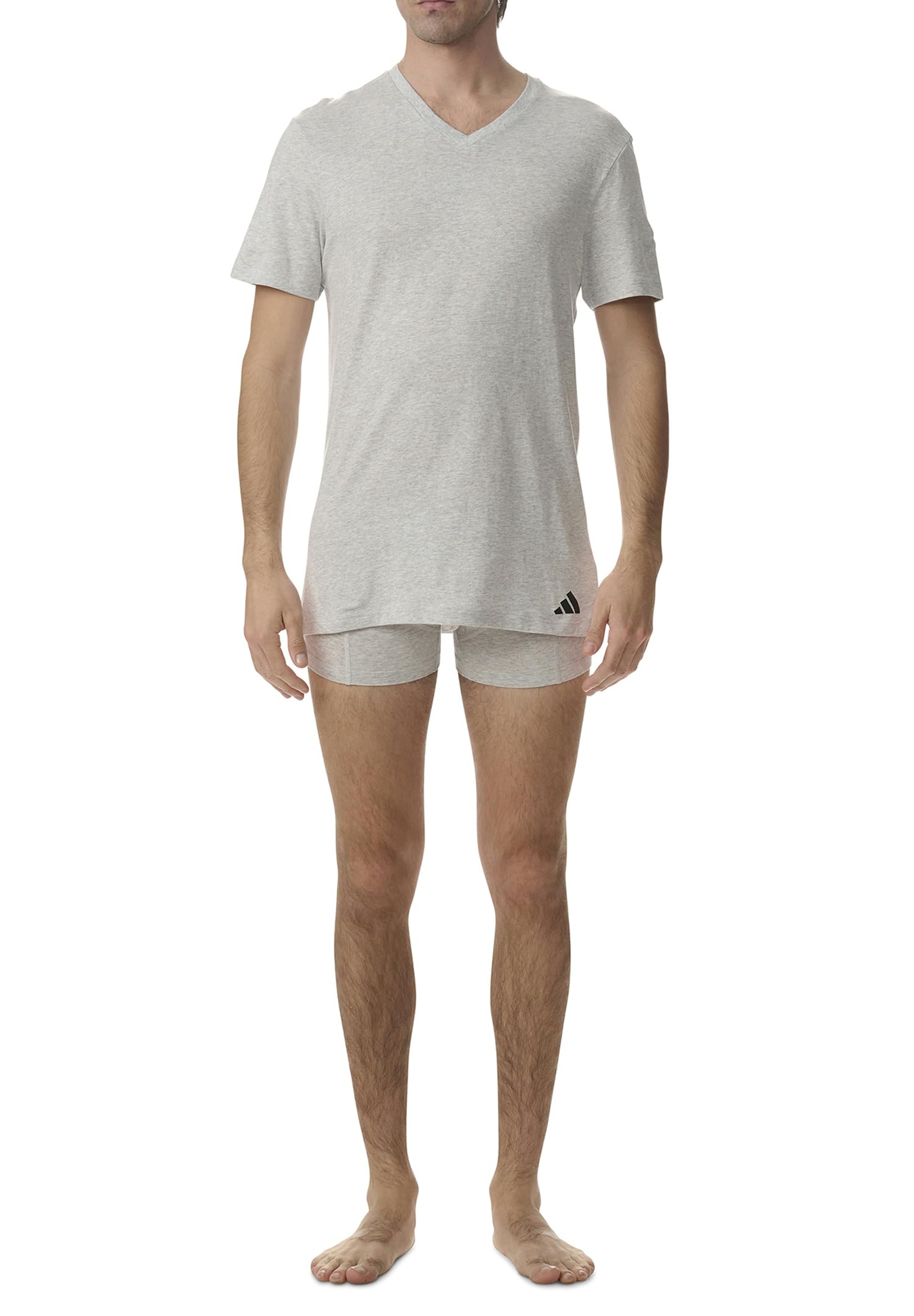 adidas Podkoszulek Mężczyźni Adidas Herren Unterwäsche V Neck Shirt (3pk) - Active Core Cotton