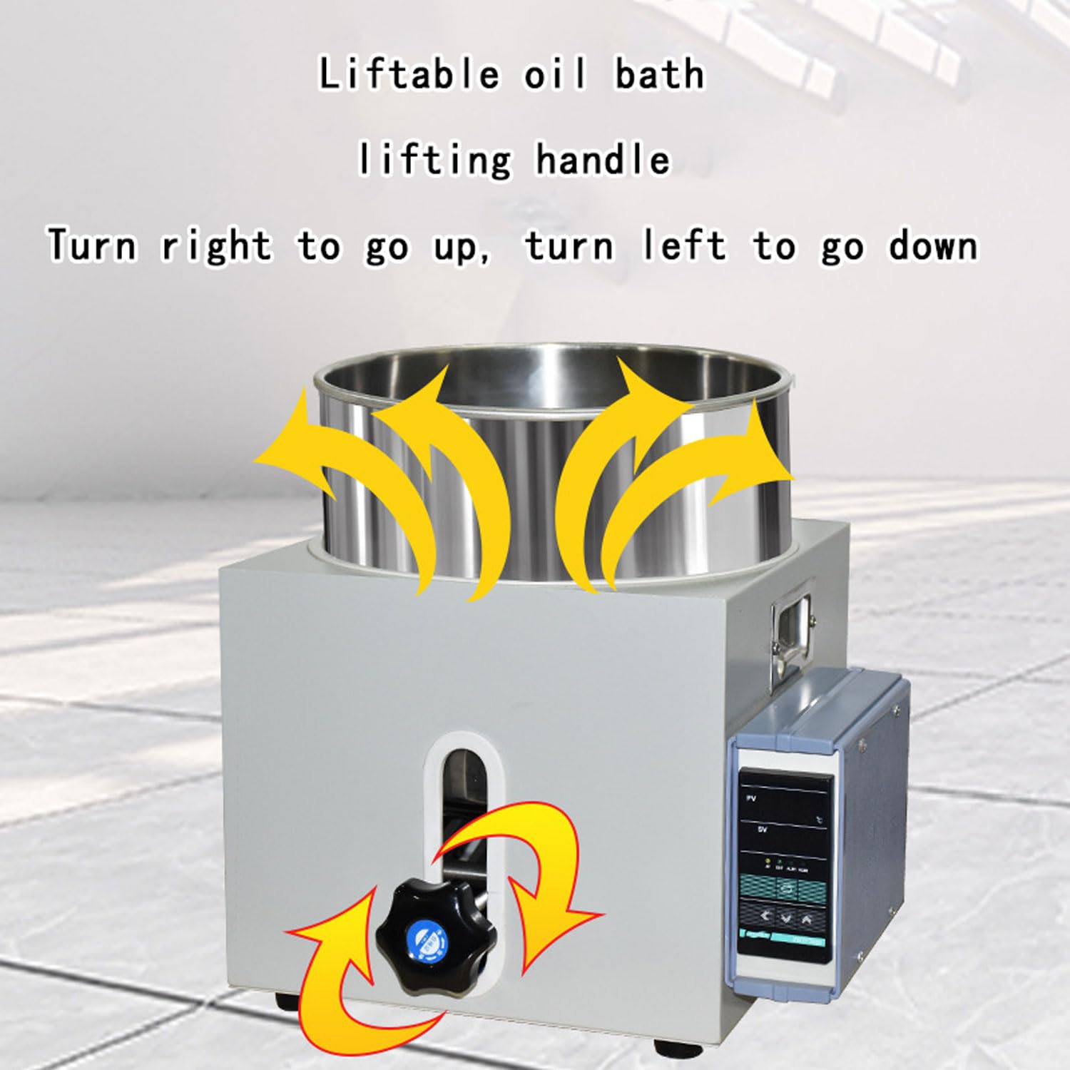 Baño María De Laboratorio De 1500 W, Dispositivos De Calentamiento Digital con Revestimiento De Acero Inoxidable De 5 L, Carrera De Elevación De 120 Mm, Control De Temperatura De 250 ℃