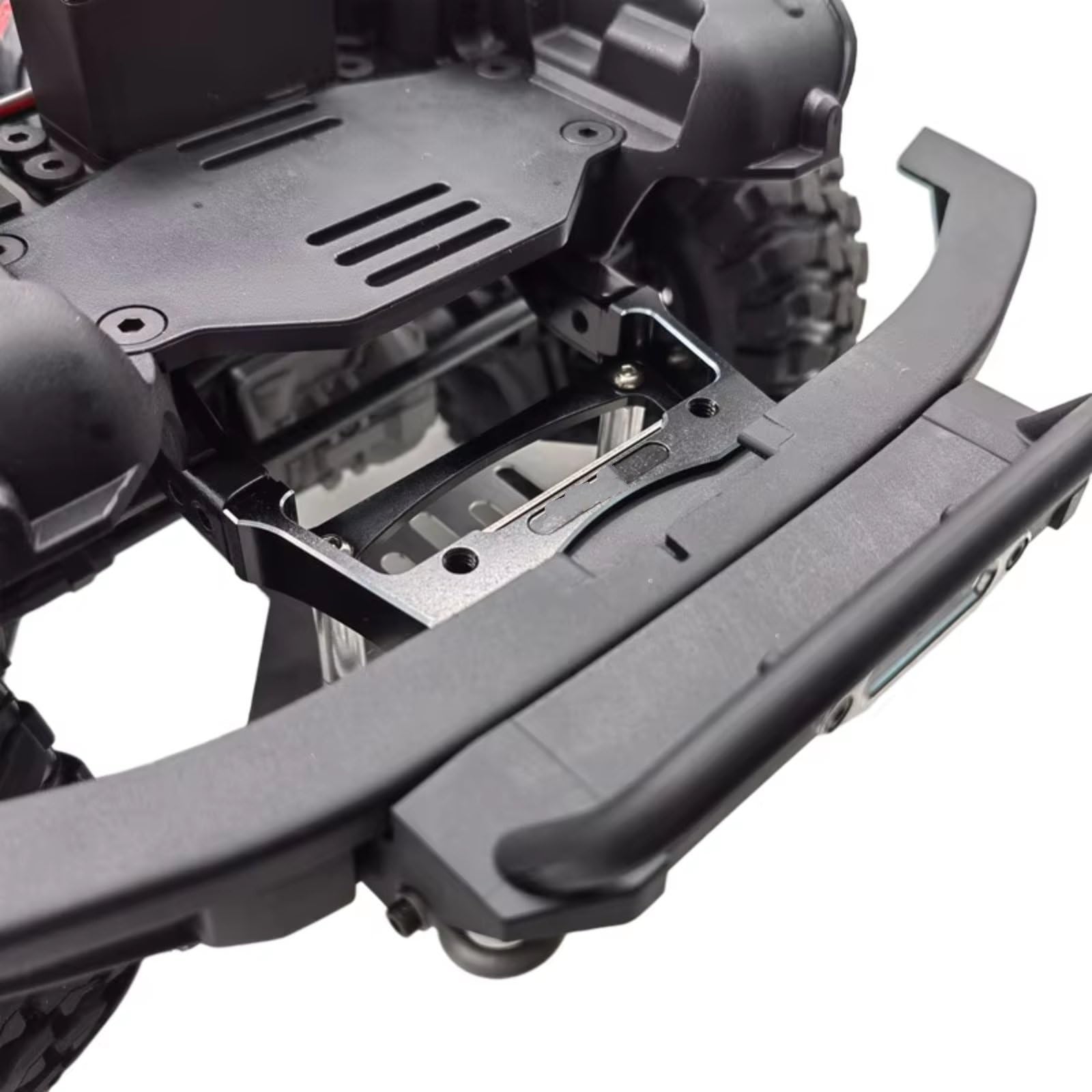Montaje Parachoques Delantero Aleación Aluminio para Traxxas para TRX4 2021 para Bronco 1/10 Actualización Coche Trepador Control Remoto Accesorios Modificados Reemplazo Piezas RC