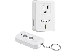 DEWENWILS Indoor Remote Control Outlet: Wireless On/Off Switch with Remote