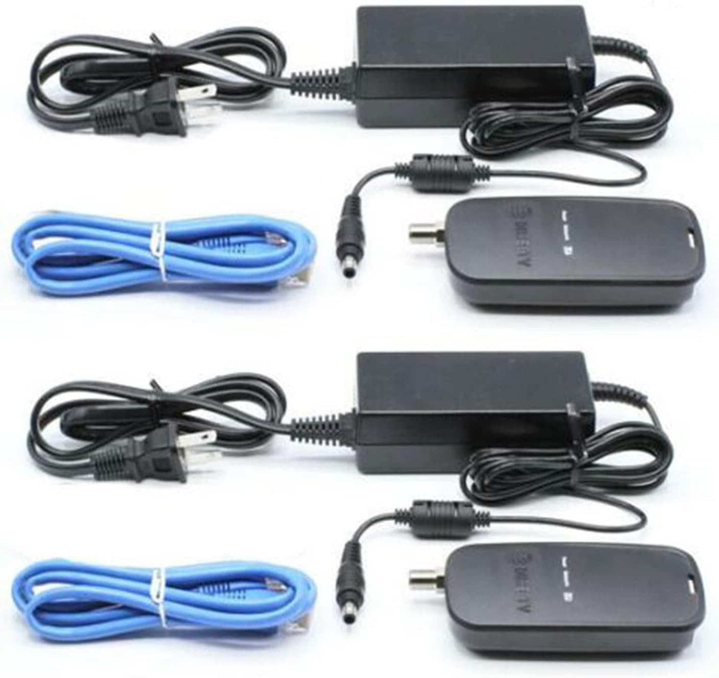 2 PACK - DIRECTV Broadband DECA Ethernet to Coax Adapter - Third Generation (with 2 AC Power Supplies)