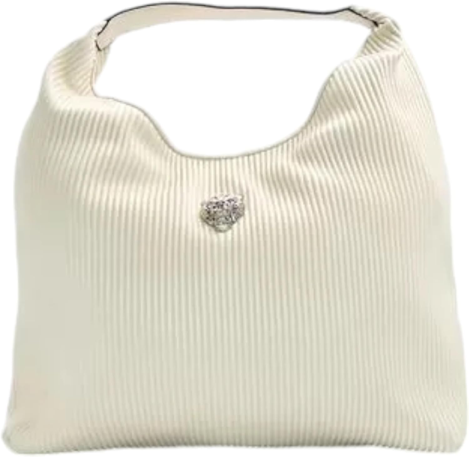 Plein Sport Unisex HOBO ANA Handbag, Milk