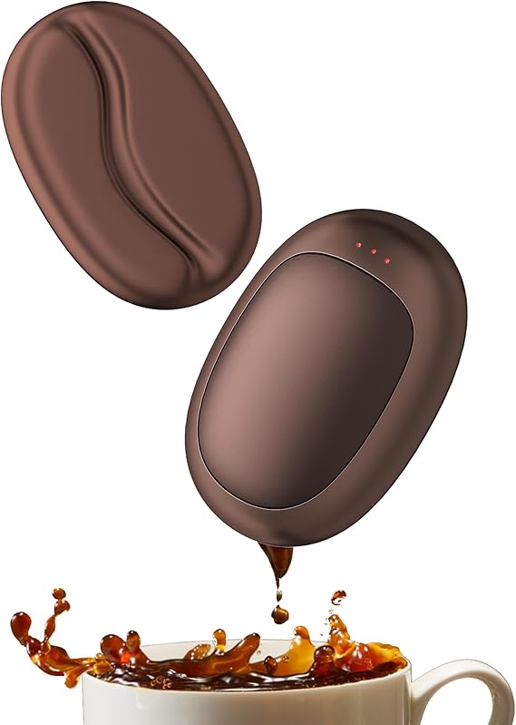 Rechargeable Hand Warmers, Electric Hand Warmers 5200mAh (2-Pack), 3 Heat Settings, Up to 18 Hours of Use, Ideal for Raynaud's Patients