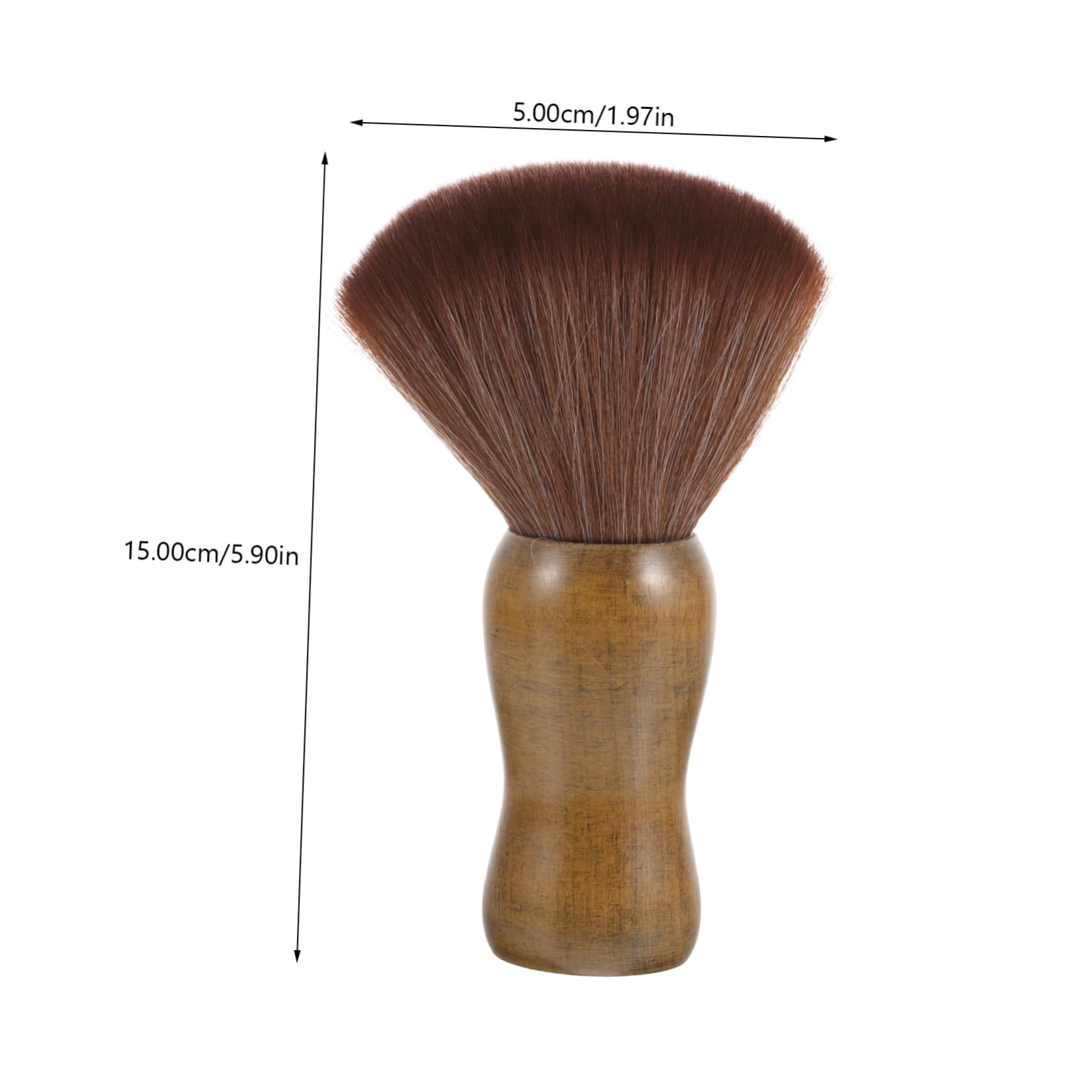 IWOWHERO 1pc Beard Care Brush Shaving Brush for Men Beard Maintenance Kit Fine Hair Space-saving for Travel Perfect Present Color