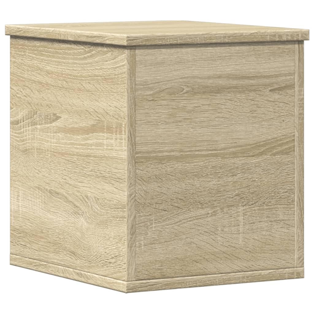 vidaXL Storage Box, Storage Chest for Hallway Living Room, Blanket Box for Clothes, Toy Box with Lid, Trunk, Sonoma Oak Engineered Wood