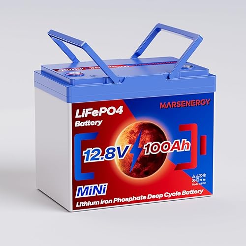 Batería Lifepo4 de 12 V 100 Ah, tamaño Bci Group 24, BMS inteligente de 100 A integrado, 4500-15000 celdas de litio de ciclo profundo grado A para
