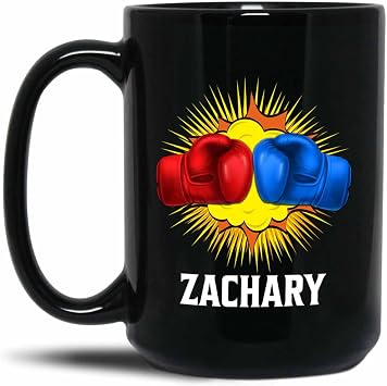 Personalized Boxing Coffee Mugs Cups Gifts For Men Women Fans Team Boxing, Customized Boxer Boxing Gloves Coffee Cup With Name, Boxing Gloves Black Ceramic Mug Gift, Boxer Boxing Tea Mug 11 Oz 15 Oz