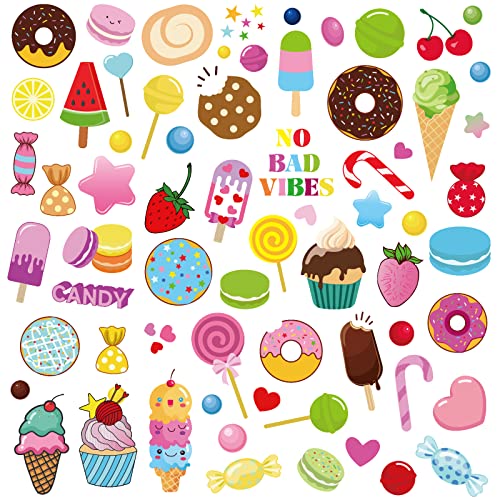 PLIGREAT 136 Pcs Colorful Candy Ice Cream Donut...