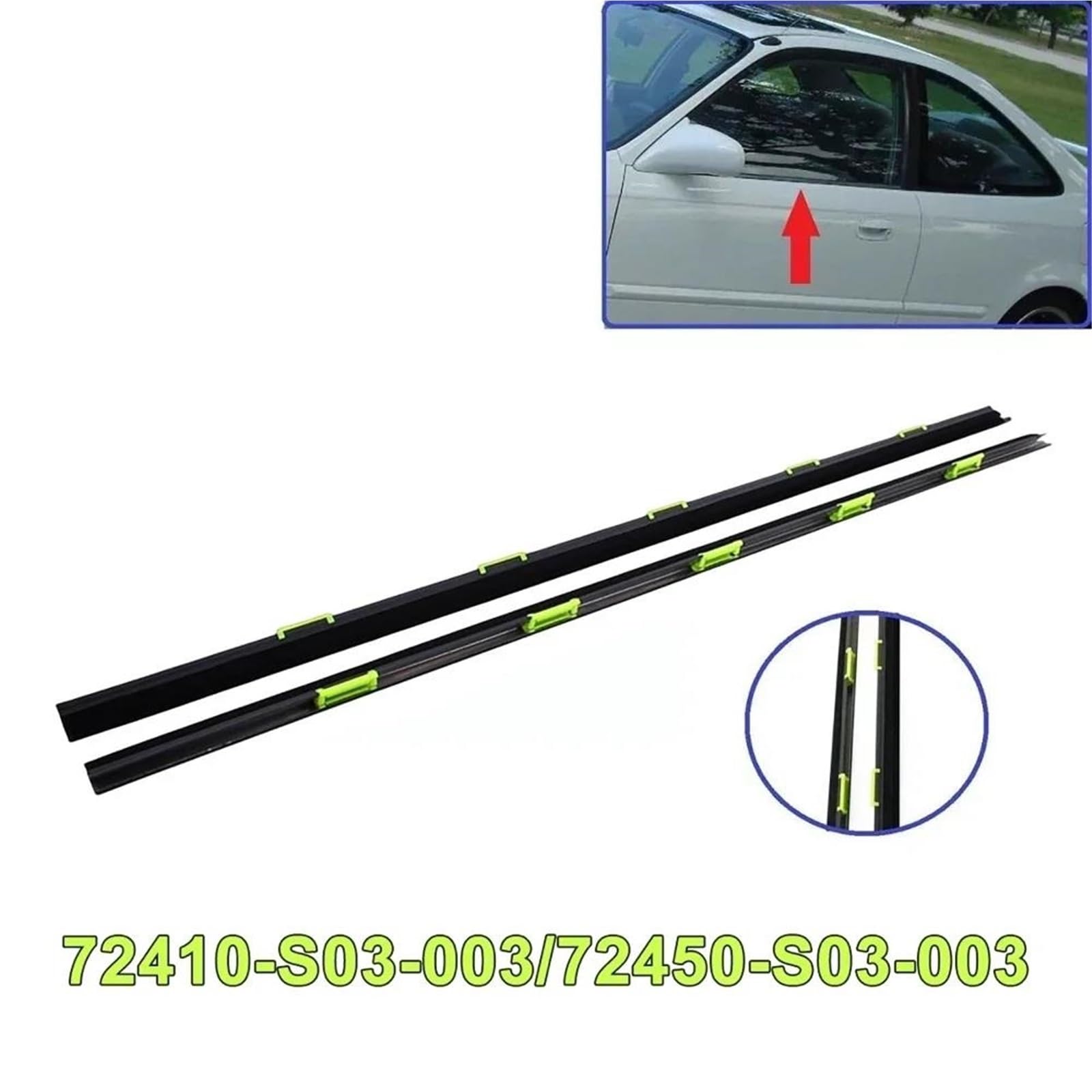 Autotürdichtung für CIVIC EK9 EK4
