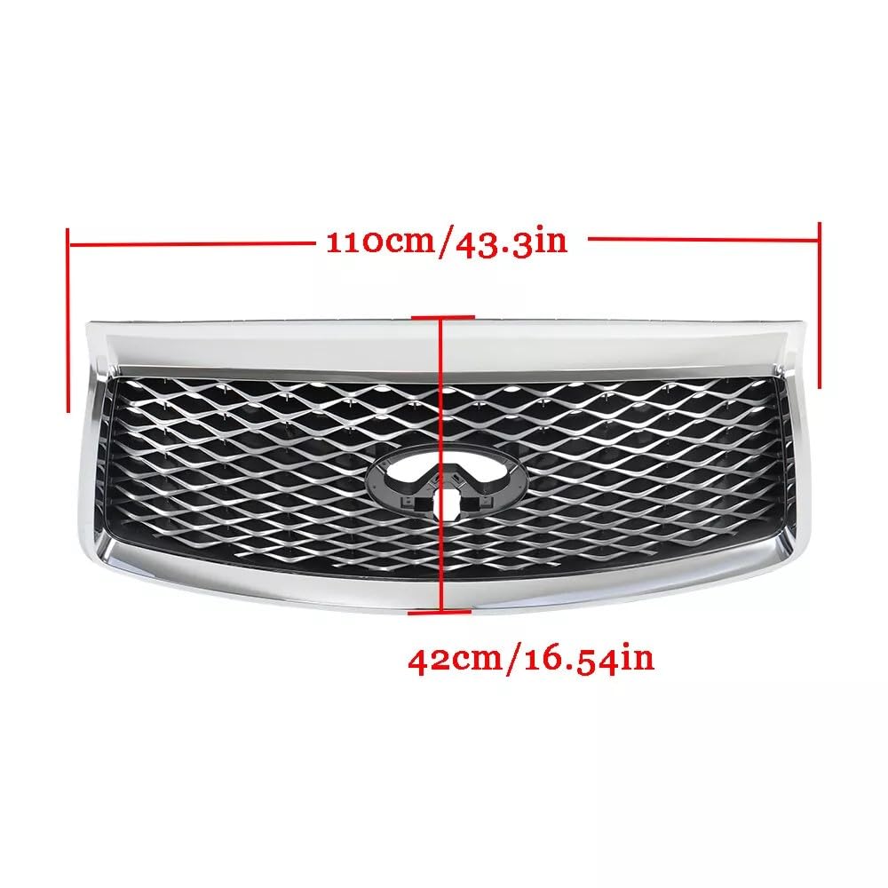 Amazon | フロントグリル 2018 2019 2020 2021 インフィニティ QX80