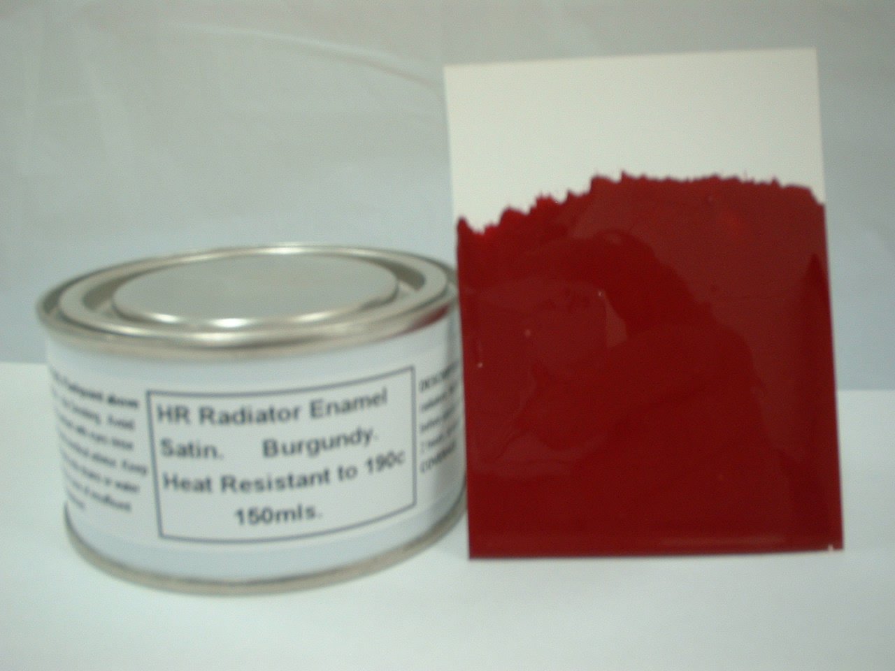 1 x 150ml Burgundy/Maroon Heat Resistant Satin Radiator Paint Y