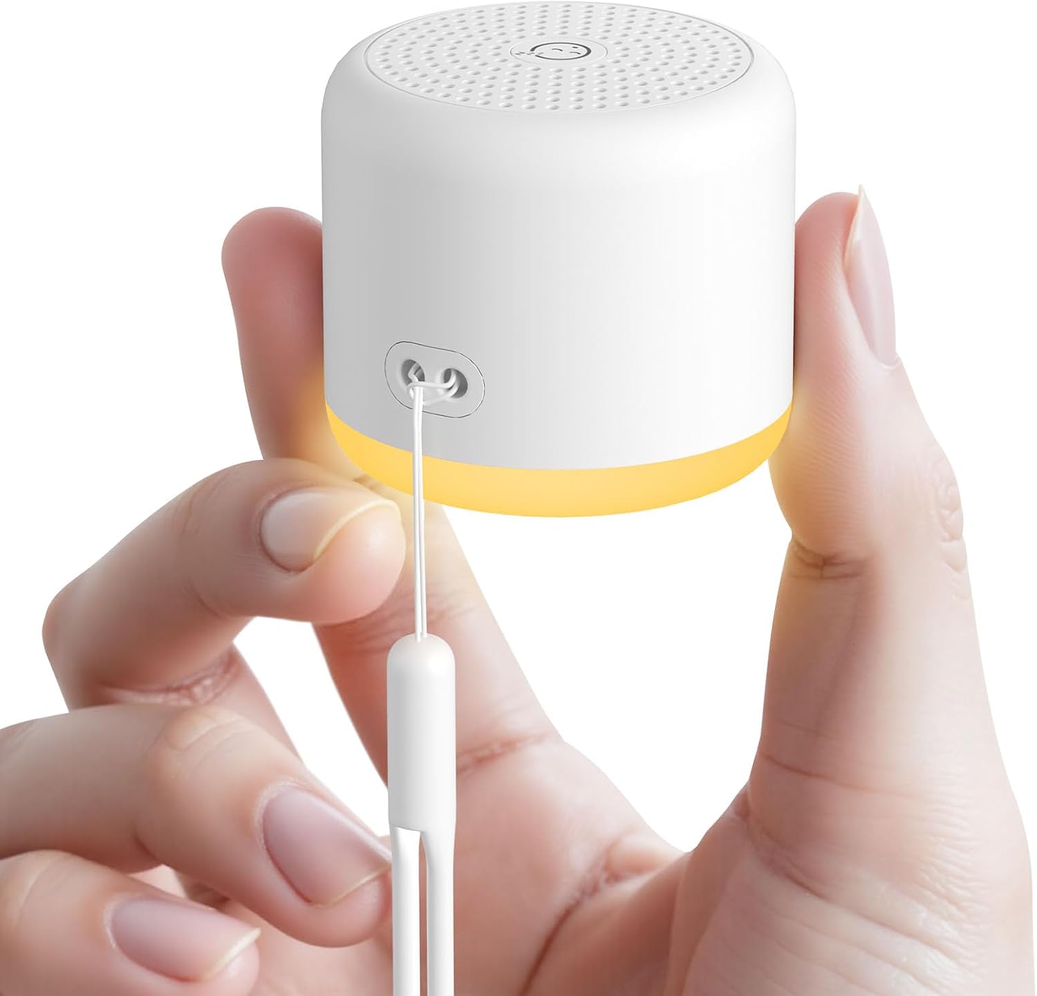 White Noise Machine with Night Light, 18 Soothing Sounds Portable Sound Machine for Baby Adults, Mini Travel Sound Machine for Sleeping with Memory Timer, Office Hotel Gift