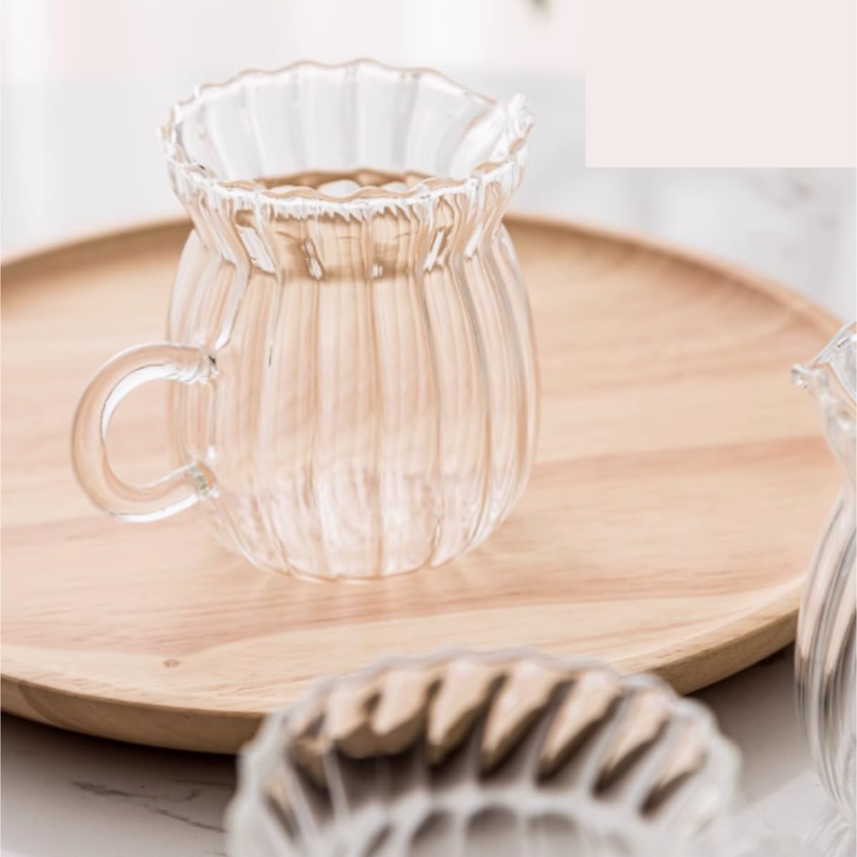 Barchetta per salsa in vetro per condimenti per insalata, sciroppo e succhi di frutta, versatile brocca per latte e crema per caffè per cucina e ristoranteElegante collezione Serveware