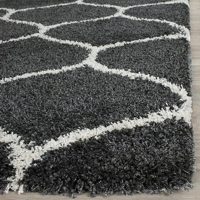 Image of Carpet for Living Room 5X7 FEET Modern Soft Shaggy Carpet Thick, Fluffy & 2 inch Pile Shag Rug for Your Kids Room, Bedroom & Livingroom (Dark Grey 1)