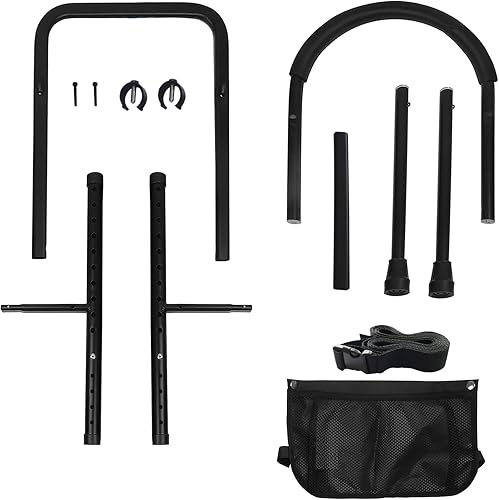 Miniatura 4 de Thaijoy Riel de cama con patas de apoyo  Rieles de cama para adultos mayores alturas ajustables para cama King, Queen, Matrimonial, Twin  Soporte de