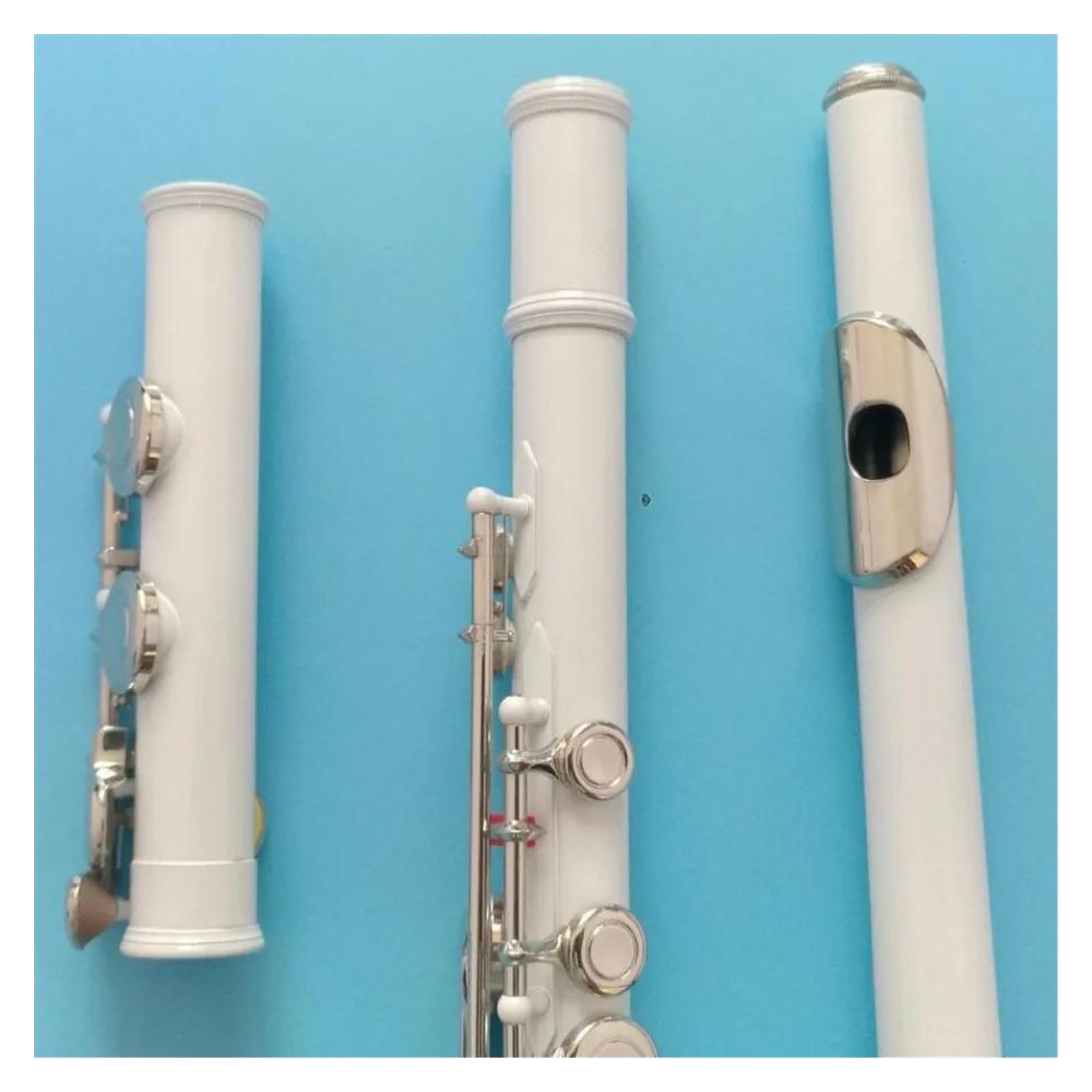 Meccanismo Flauto E Bianco Standard Cupronichel 16 Fori Chiusi Chiave Foro C Flauto Con Custodia Flauto Traverso Kit