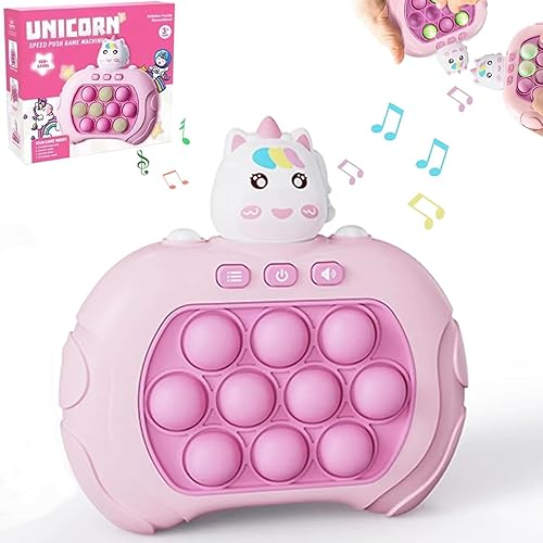 Juguetes sensoriales para ansiedad para adolescentes y adultos, juego de empuje rápido para niños, máquina de juego de rompecabezas rápido con luz