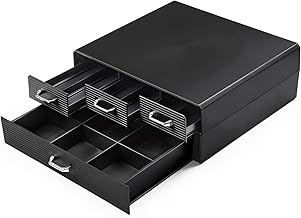 SZQINJI Coffee Pod Organizer 72/96 Pods Coffee Capsule Holder 2-Tier Coffee Pod Storage 4-Drawer Compact, Compatible with Keurig K-cup & Nespresso Capsule