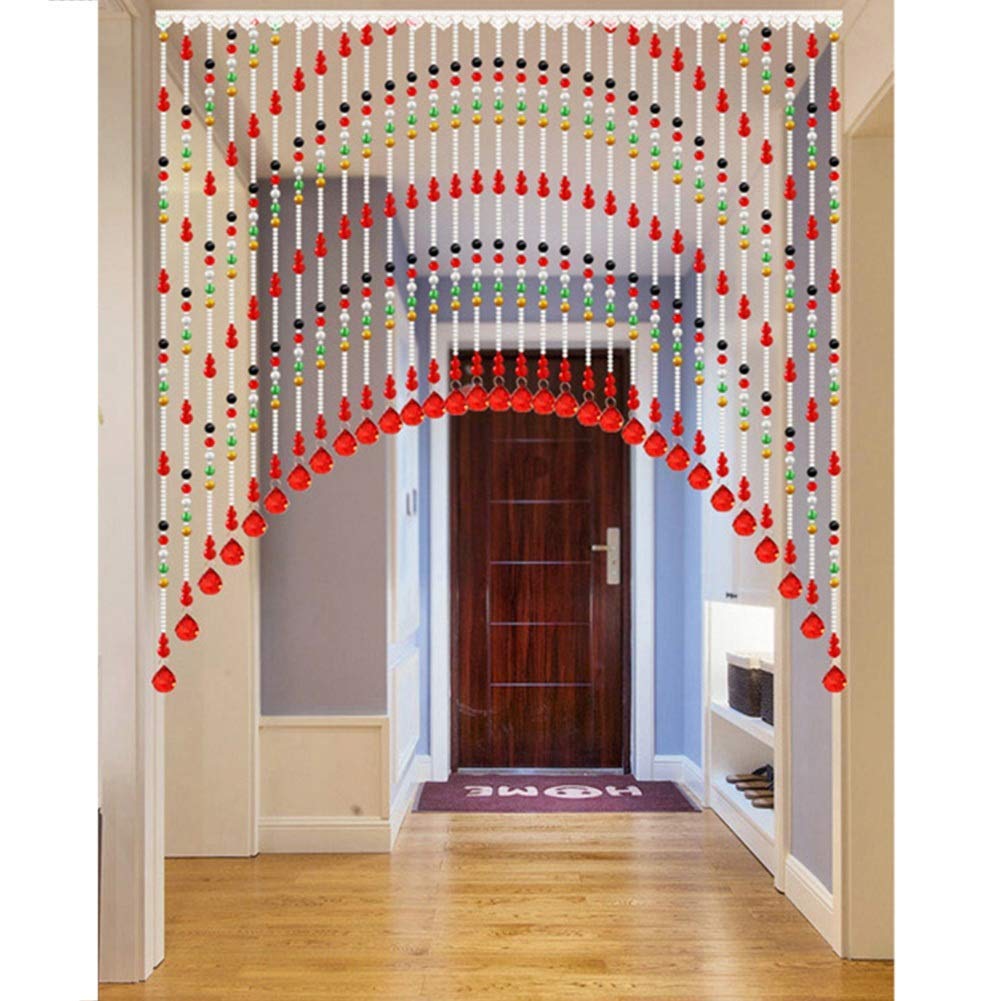 Rideaux de porte perlés pour séparer le salon avec style et clarté moderne