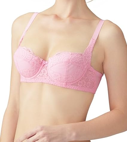 Amazon | 【SUSA】18864ワイヤー入りブラジャー-75B-pink