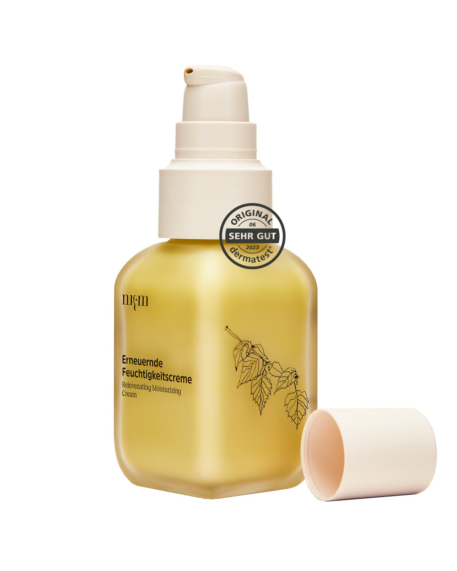 nkm Naturkosmetik München Crème hydratante régénérante – 50 ml – Fluide pour le visage à l'acide hyaluronique – Hydrate – Vegan – Pour tous les types de peau – Testé dermatologiquement