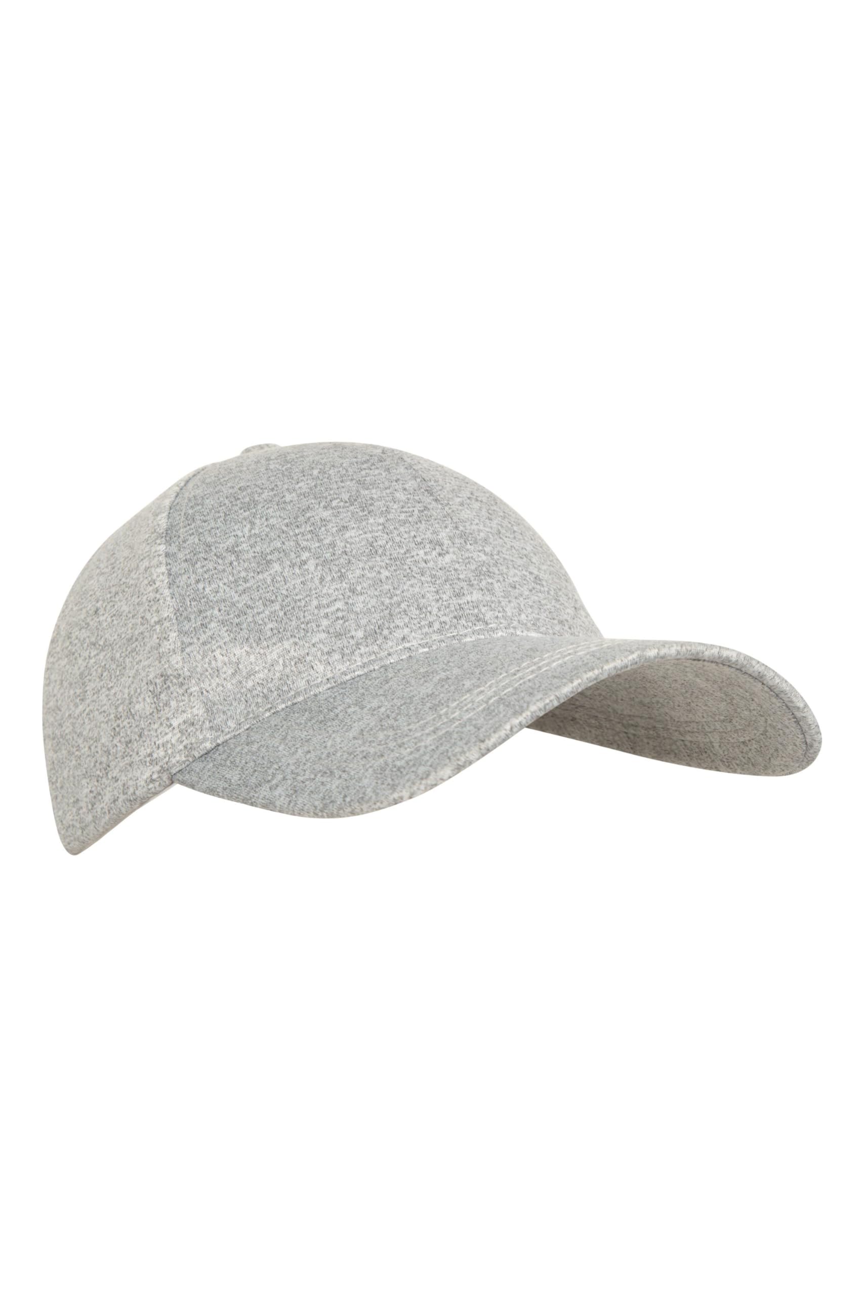Mountain Warehouse Women's Light Grey 'Melange' Baseball Cap Lightweight Casual Stylish Adjustable Strap Hat In