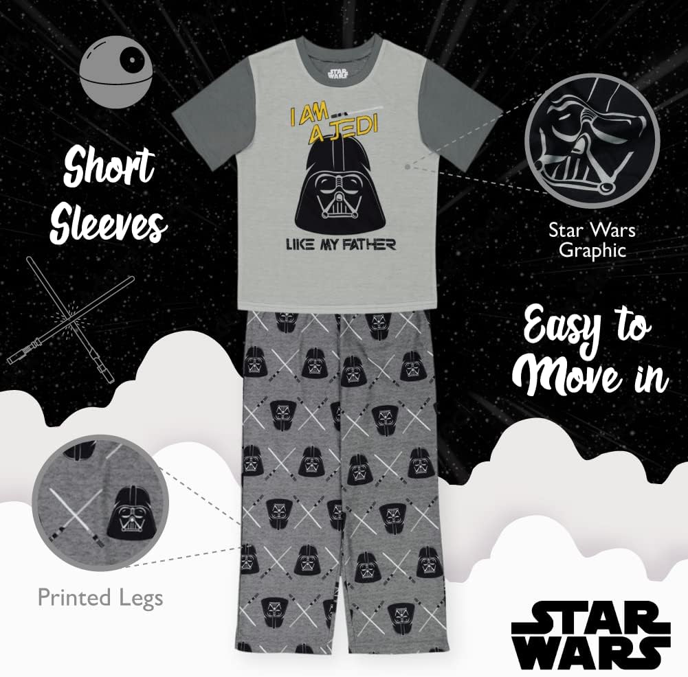 STAR WARS 2-Piece Pajama Set, Matching Family Holiday Pajamas, Soft & Comfortable - Image 4