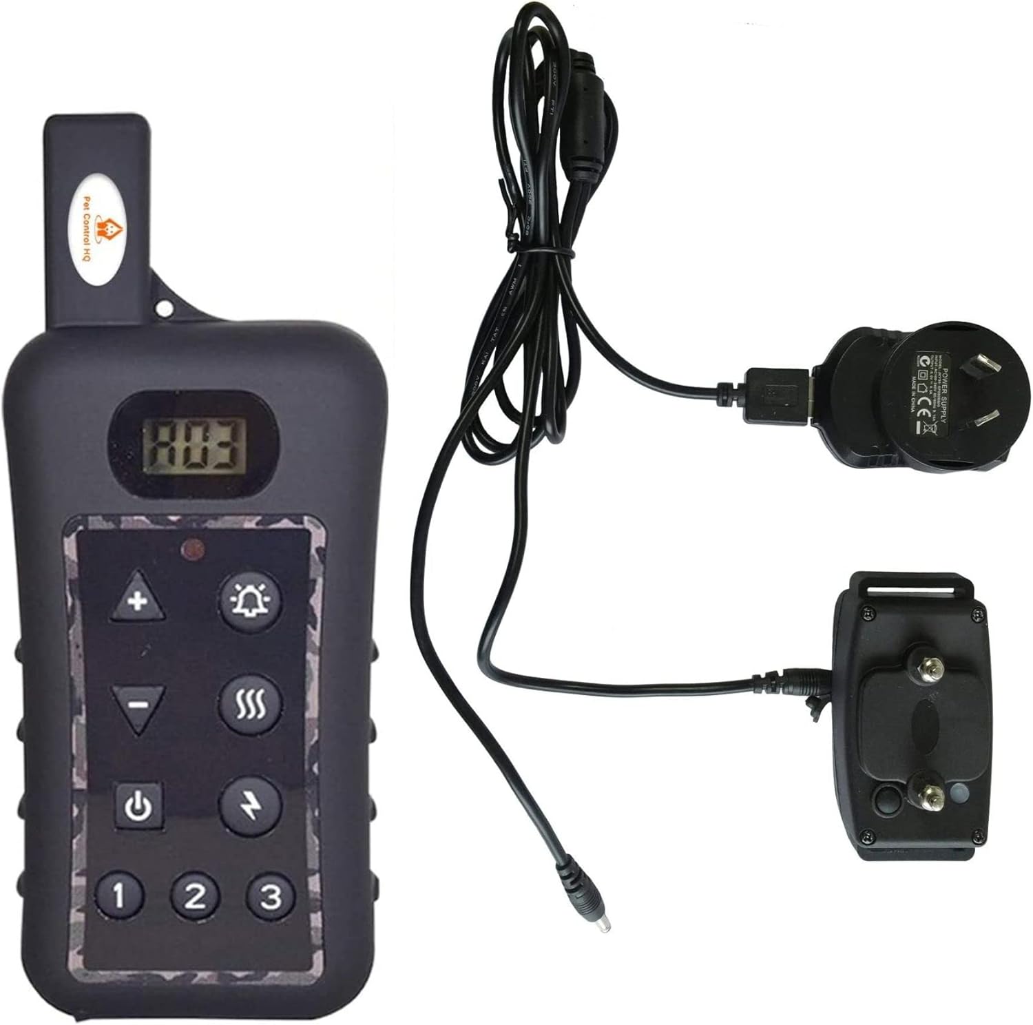 Pet Control HQ Wireless Electric Fence for Dogs - Remote Control Replacement + USB Cable Charger