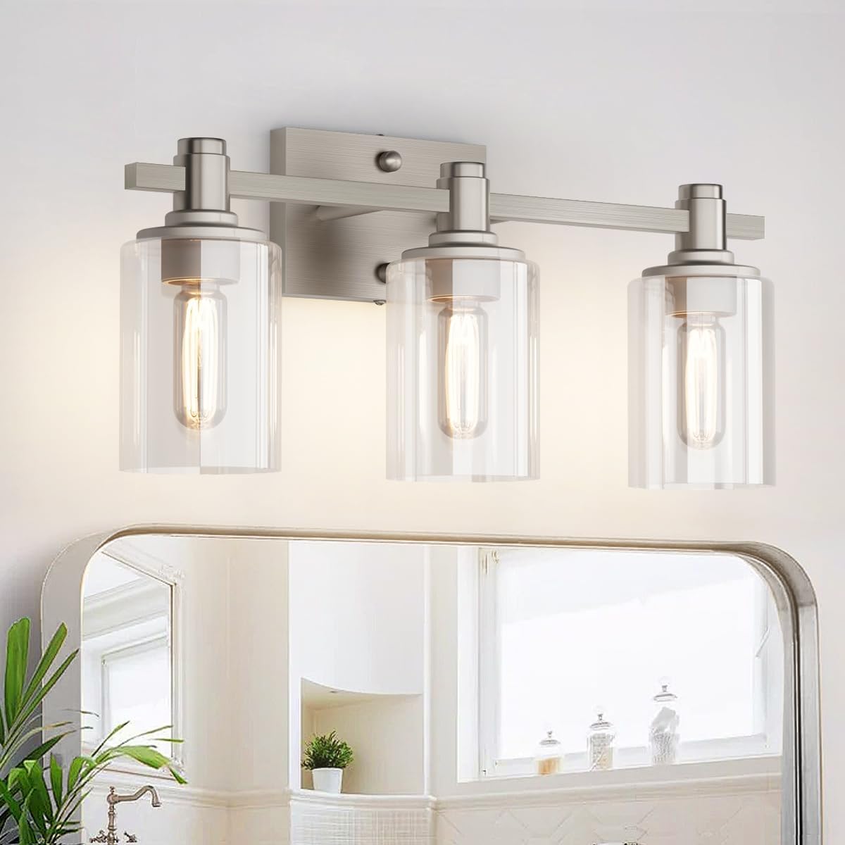 Joosenhouse 3 Light Bathroom Vanity Light 19.29" Long Modern Vanity ...