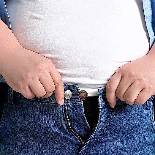 Bottoni Allarga Pantaloni - 18 Pezzi Estensori Elastici, Regolabili E Rimovibili Per Jeans E Gonne - Foto 9