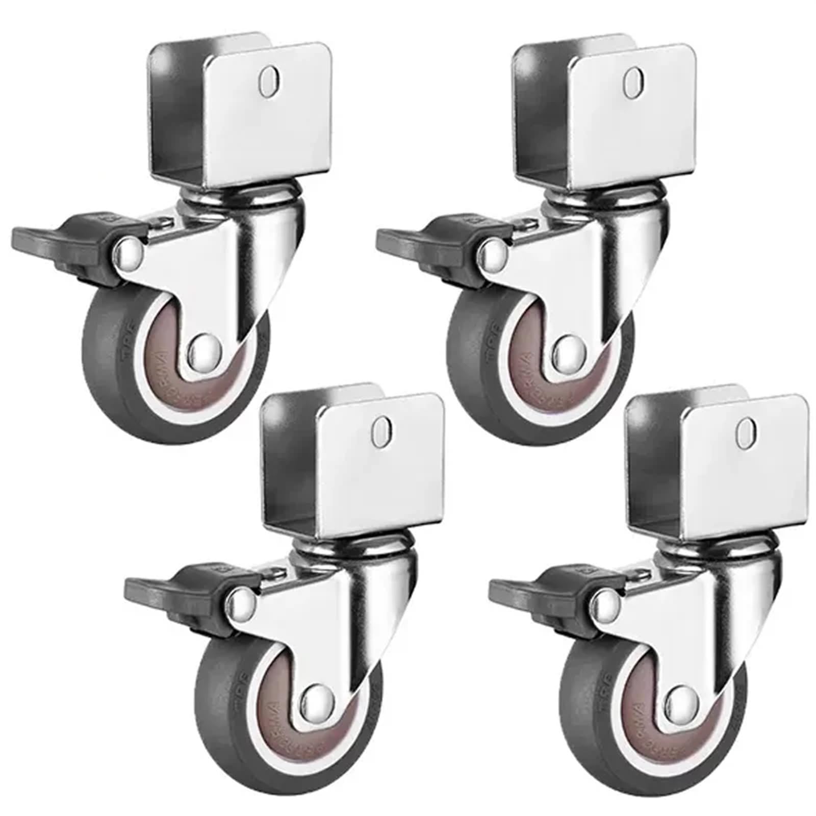 Roulettes anti-rayure pour berceau 18mm afin de bloquer et déplacer vos meubles facilement