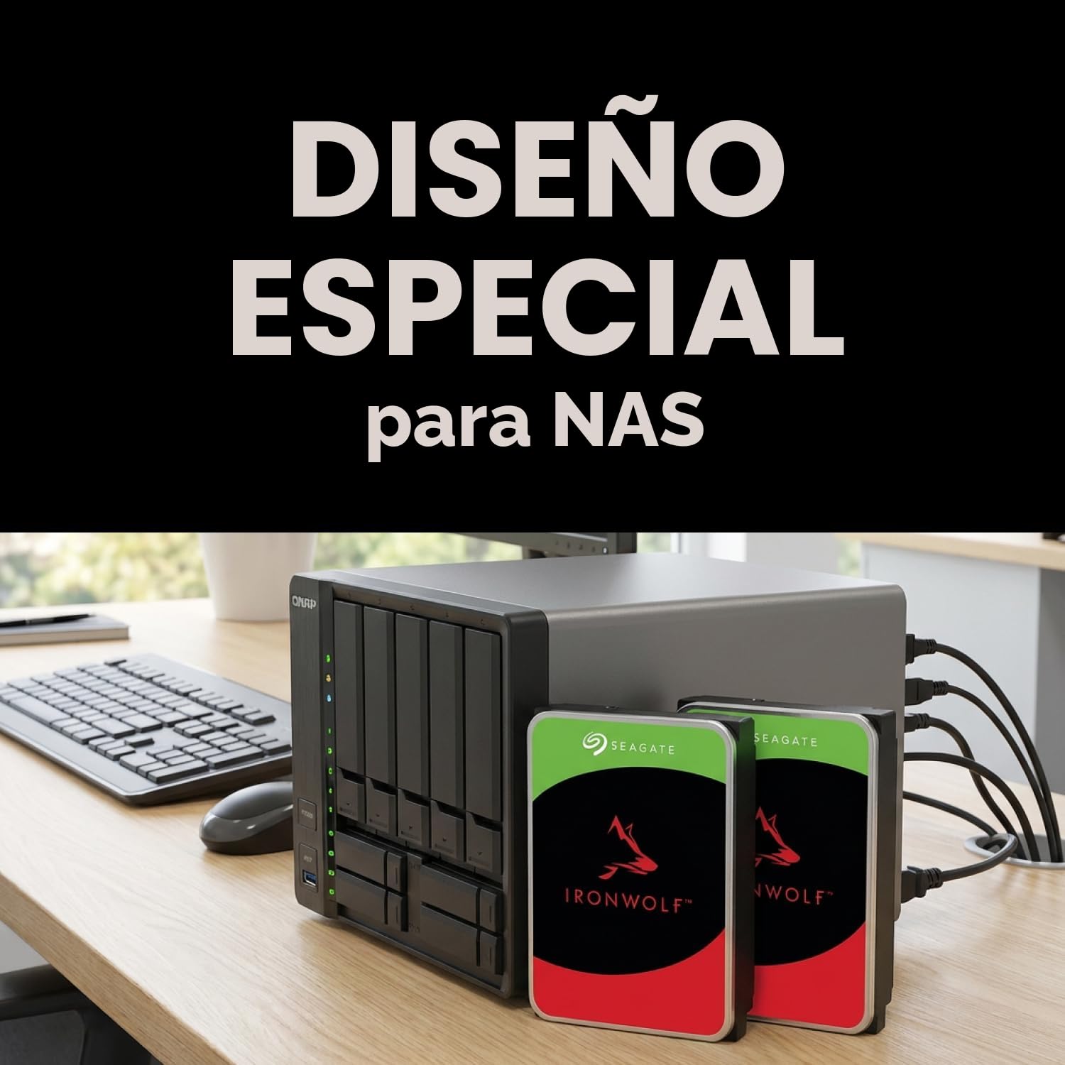 Amazon.com: Seagate IronWolf HDD NAS 12TB - Unidad de disco duro